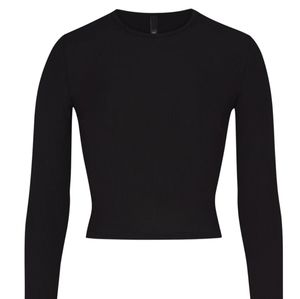 Soft lounge long sleeve crop top